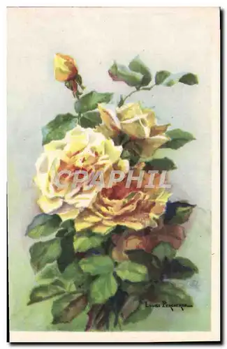 Cartes postales Fantaisie Fleurs