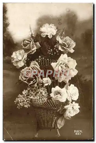 Cartes postales Fantaisie Fleurs