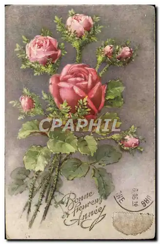 Cartes postales Fantaisie Fleurs