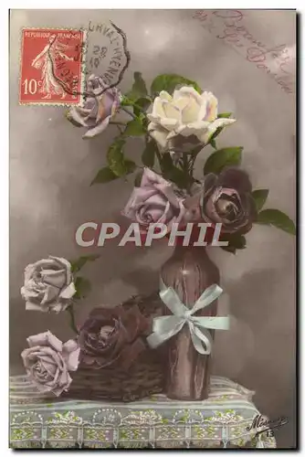 Cartes postales Fantaisie Fleurs