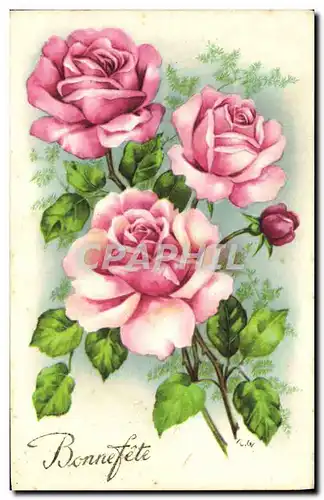 Cartes postales Fantaisie Fleurs