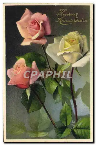 Cartes postales Fantaisie Fleurs