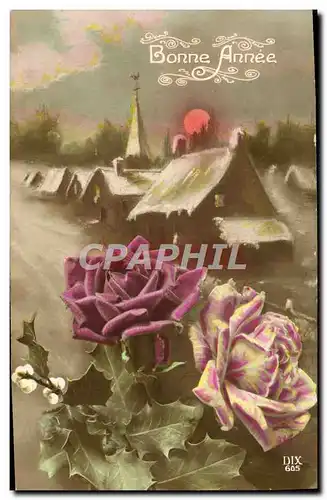 Cartes postales Fantaisie Fleurs