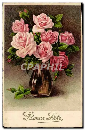 Cartes postales Fantaisie Fleurs