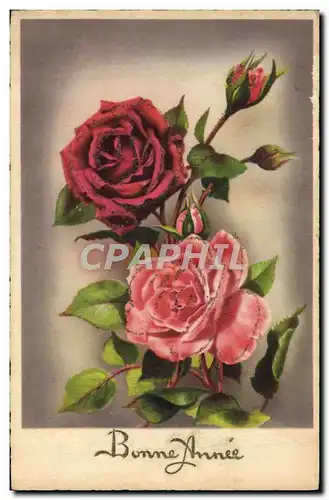 Cartes postales Fantaisie Fleurs