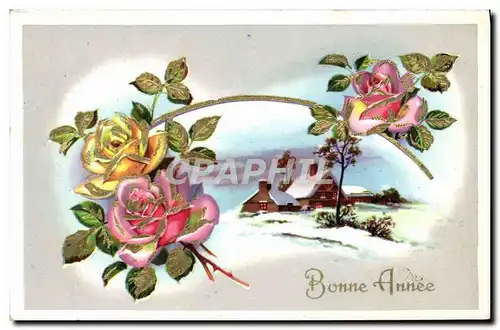 Cartes postales Fantaisie Fleurs