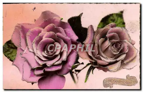 Cartes postales Fantaisie Fleurs