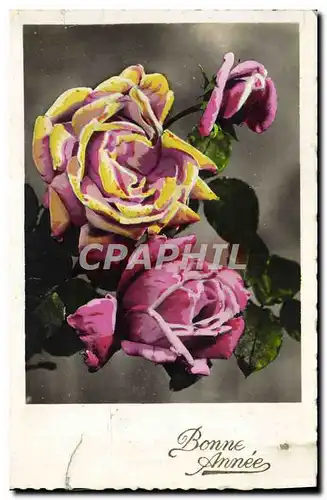 Cartes postales Fantaisie Fleurs