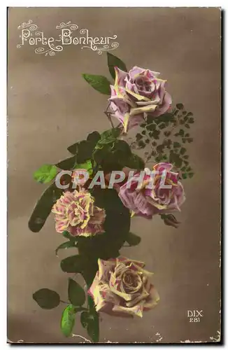 Cartes postales Fantaisie Fleurs