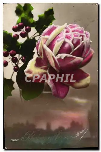 Cartes postales Fantaisie Fleurs