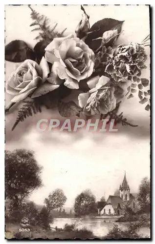 Cartes postales Fantaisie Fleurs