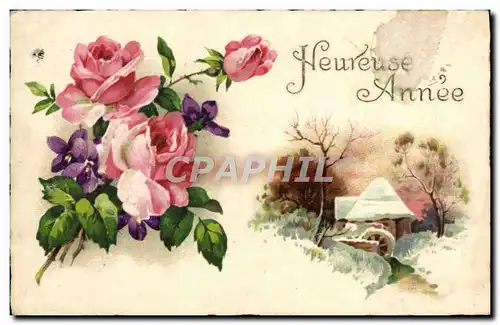 Cartes postales Fantaisie Fleurs