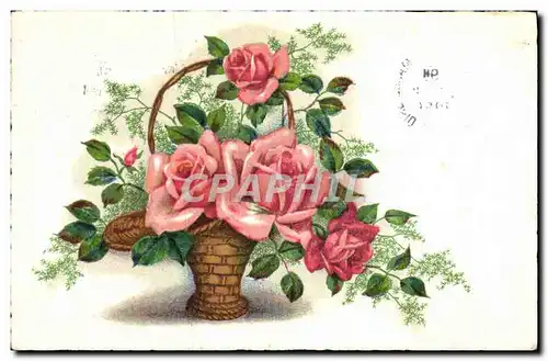 Cartes postales Fantaisie Fleurs