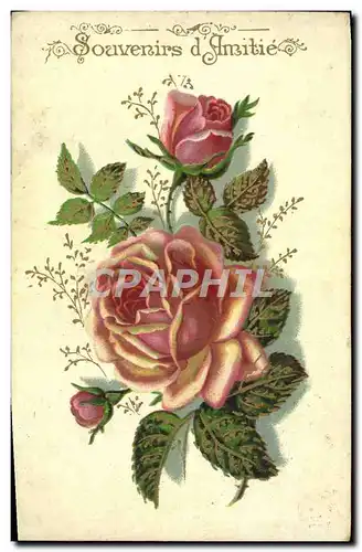 Cartes postales Fantaisie Fleurs