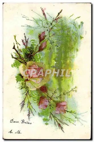 Cartes postales Fantaisie Fleurs