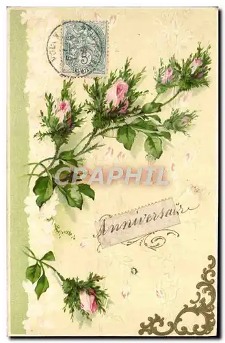 Cartes postales Fantaisie Fleurs