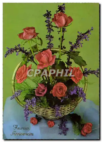 Cartes postales moderne Fantaisie Fleurs