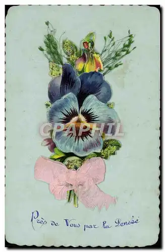 Cartes postales Fantaisie Fleurs