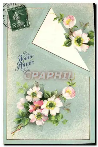 Cartes postales Fantaisie Fleurs