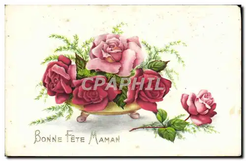 Cartes postales Fantaisie Fleurs