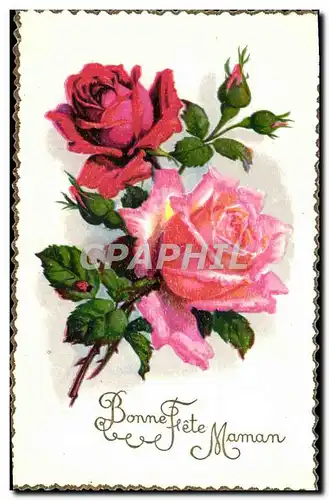 Cartes postales Fantaisie Fleurs