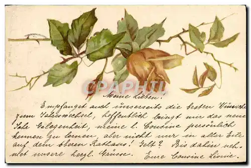 Cartes postales Fantaisie Fleurs