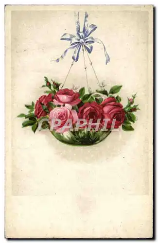 Cartes postales Fantaisie Fleurs