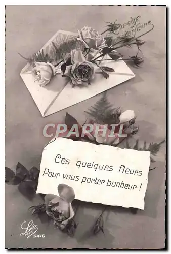 Cartes postales Fantaisie Fleurs