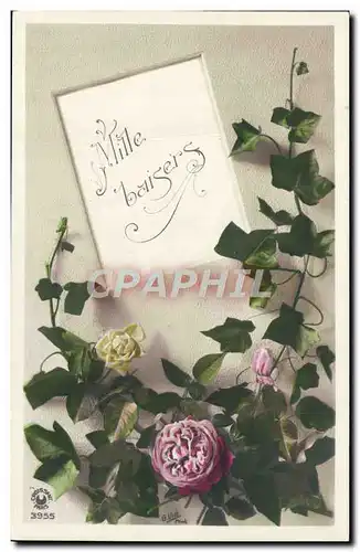 Cartes postales Fantaisie Fleurs