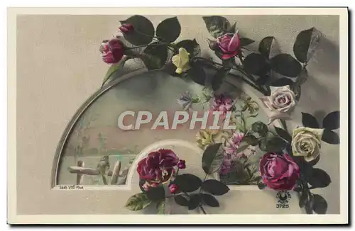 Cartes postales Fantaisie Fleurs