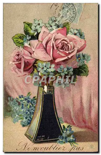 Cartes postales Fantaisie Fleurs