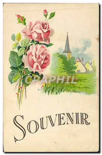 Cartes postales Fantaisie Fleurs