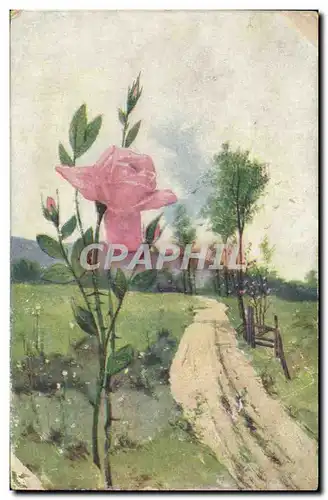 Cartes postales Fantaisie Fleurs