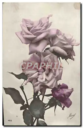 Cartes postales Fantaisie Fleurs