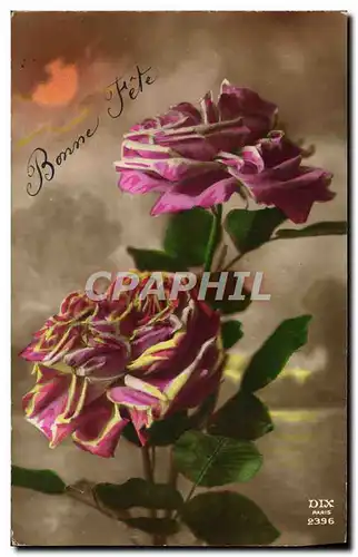 Cartes postales Fantaisie Fleurs