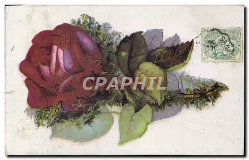 Cartes postales Fantaisie Fleurs