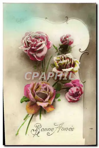 Cartes postales Fantaisie Fleurs