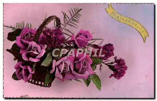 Cartes postales Fantaisie Fleurs