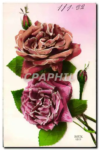 Cartes postales Fantaisie Fleurs