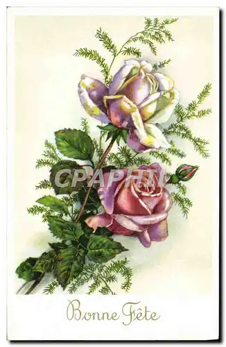 Cartes postales Fantaisie Fleurs