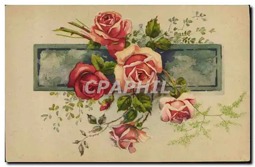 Cartes postales Fantaisie Fleurs