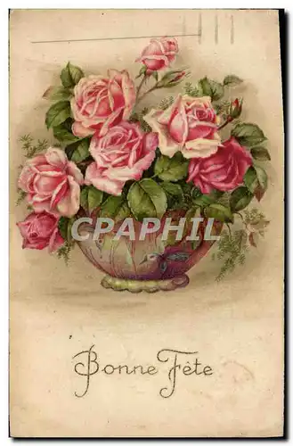 Cartes postales Fantaisie Fleurs