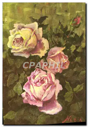 Cartes postales Fantaisie Fleurs