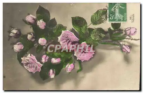 Cartes postales Fantaisie Fleurs