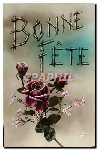 Cartes postales Fantaisie Fleurs