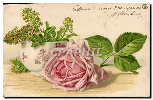 Cartes postales Fantaisie Fleurs