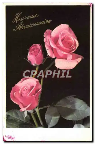 Cartes postales Fantaisie Fleurs