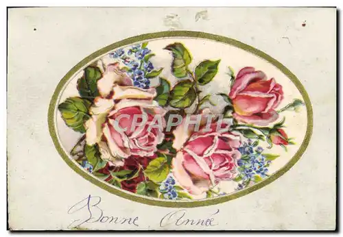 Cartes postales Fantaisie Fleurs