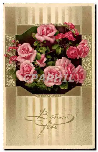 Cartes postales Fantaisie Fleurs