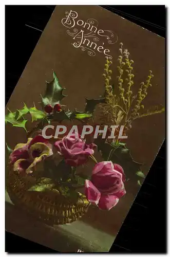 Cartes postales Fantaisie Fleurs